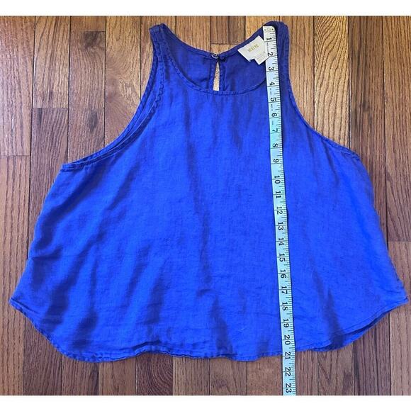 Maeve 100% linen purple tank top Size Medium Flowy Anthropologie - Picture 8 of 10